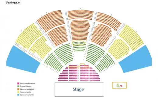 Taormina Opera Festival seating plan