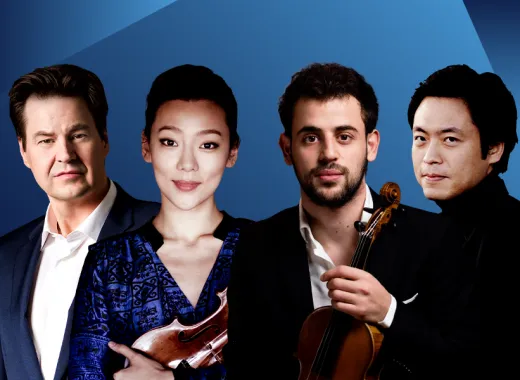 Peter Mattei, Clara-Jumi Kang and Yamen Saadi