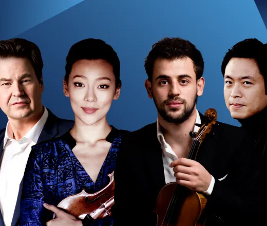 Peter Mattei, Clara-Jumi Kang and Yamen Saadi