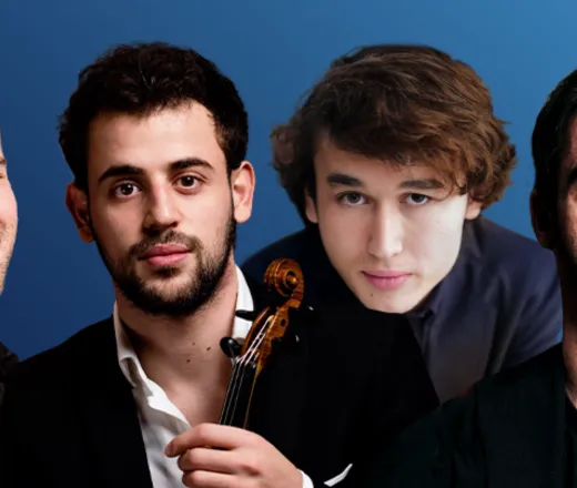 Marc Bouchkov, Daniel Lozakovich e Yamen Saadi